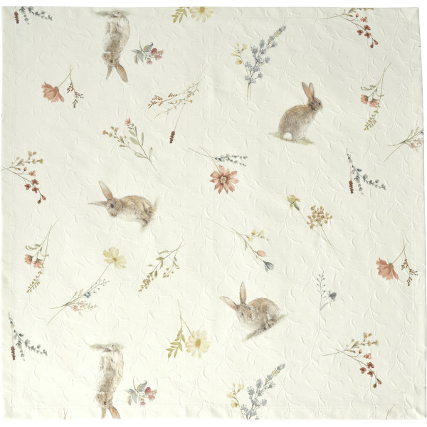 Sander - Tischdecke / Mitteldecke - Bunny Bloom,  85 x 85cm