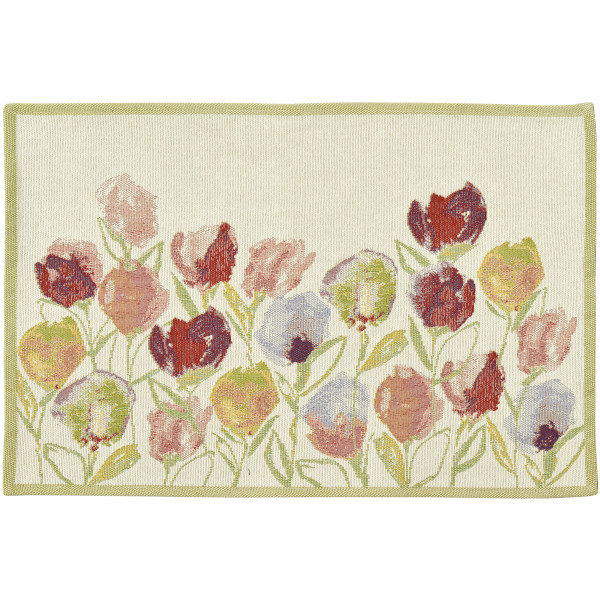 Sander Gobelin Tischset / Placemat - Tulip Glow , 32 x 48 cm  - Tulpen