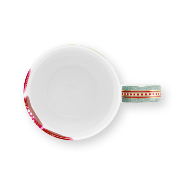 Pip Studio - 2er Set XL Henkelbecher / Mug - Blooming Tales, Fantasy Blue, 450 ml – Bild 5