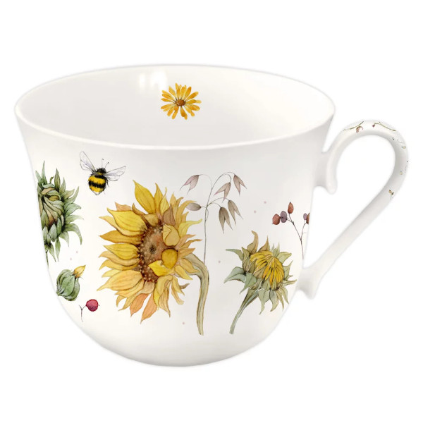 Grätz Verlag - Sofia Drescher  - Porzellantasse / Teetasse - Sonnenblumen