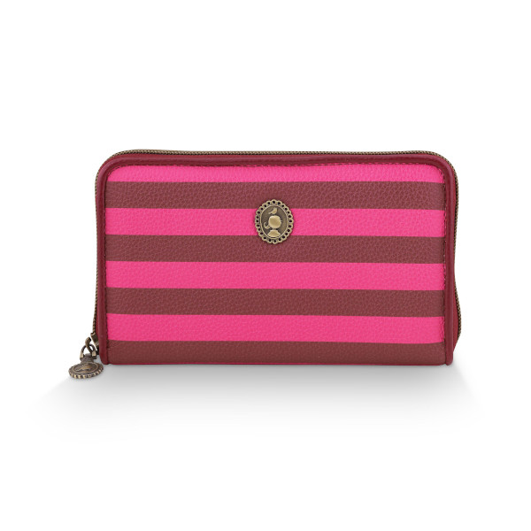 Pip Studio - Geldbörse - Willow - Wallet Stripes, Pink