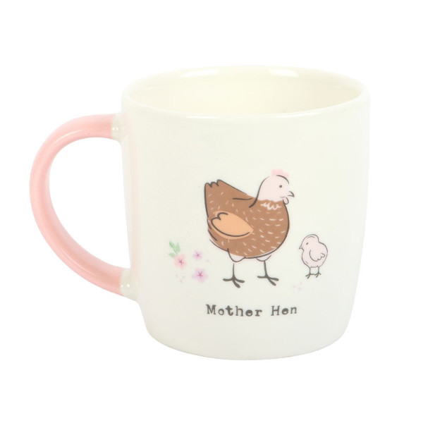 Something Different - Keramik Henkel Tasse / Becher - Mother Hen / Glucke / Henne