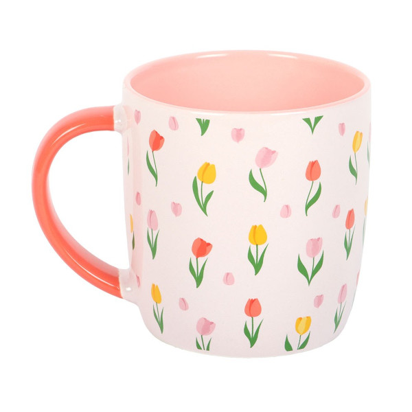 Something Different - Tasse mit Henkel - Tulpen, rosa - 350ml