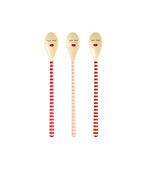 Rice - Melamin Löffel, lang - Gestreift