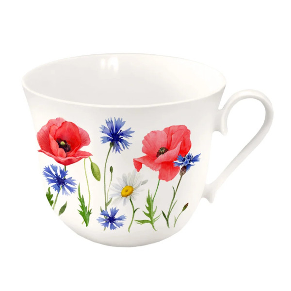 Grätz Verlag - Maria Over  - Porzellantasse / Teetasse - Blumenmeer