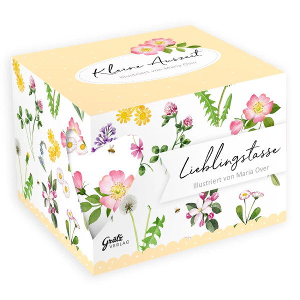 Grätz Verlag - Maria Over - Porzellantasse / Teetasse - Wiesenblumen – Bild 3